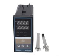 REX-C400 PID Régulateur de température pour SSR 0-400 °C - Thermostat Fuzzy Logic pour four et chauffage - Contrôleur de température numérique avec réglage automatique