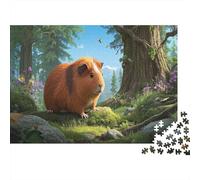 Rex Cochon d'Inde Puzzle Qui Compte 1000 Pièces pour Adultes Faune Sauvage Un Jeu De Dexérité Très Difficile Puzzle en Bois Jeu Éducatif Aux Défis Un Jeu Cadeau Original 1000pcs (75x50cm)