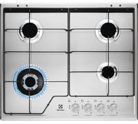 Rex Electrolux KGS6434SX Table Cuisson Encastré 4 Feux Ultrarapide Sicurgas Ino