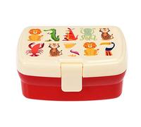 Rex London Boîte à déjeuner avec plateau Motif créatures colorées