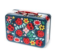 Rex London Boîte en métal Ladybird - Motif coccinelle - Pour enfants à partir de 3 ans