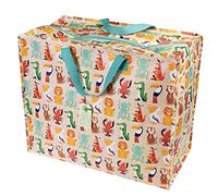 Rex London Colourful Creatures Sac réutilisable en Plastique 70 l