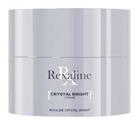 Rexaline Crystal Bright Crème - Soin Éclat Anti-Taches & Teint Unifié - Acide Hyaluronique RX2, Acide Gallique, Niacinamide, Vitamines C&E - Tous Types de Peaux - 50ml