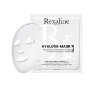 Rexaline HYALURX-BOOST - Masque Tissu Hydratant & Éclat - Acide Hyaluronique, Niacinamide, PCA & Urée - Teint Lisse & Repulpé - Tous Types de Peaux - 1 Masque