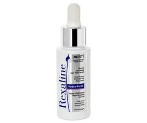 Rexaline - Hydra-Force - Sérum Jeunesse Sur-Hydratant - Soin anti ride et anti âge - Sérum visage repulpant - Duo Acide Hyaluronique - Tous types de peau - Cruelty Free - Base de teint - 30ml
