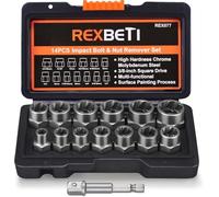 Rexbeti Kit de démontage de boulons et écrous 13 pièces avec étui de rangement solide