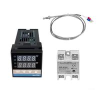 REXC100 Contrôleur de température PID Régulateur numérique avec thermocouple K et sortie haute intensité 40 A pour contrôle SSR