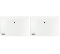 Rexel 00111318 Chemise à Pression A4 Transparent (Lot de 2)