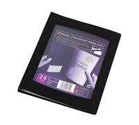 Rexel 17435BK Livret de Présentation avec 24 Pochettes A5 noir