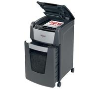 Rexel Destructeur de documents Auto+ 225M 2020225M - Micro-coupe P-5, 225 feuilles, 60 L amovible