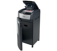 Rexel 2020750M Auto+ 750M - Destructeur de Documents Automatique Coupe Micro Sécurité P5, Capacité 750 Feuilles, Corbeille 140 litres Amovible, Roulettes Pivotantes