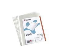 Rexel 2102606 Pack de 50 Pochettes Ouverture A4 Transparent