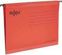 Rexel 2115589 A4 classique en fichiers de suspension - Rouge