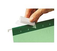 Rexel 2115596 Lot de 25 onglets et étiquettes pour classeur Rexel Classic Transparent