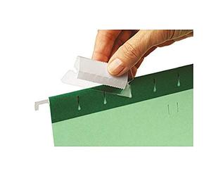 Rexel 2115596 Lot de 25 onglets et étiquettes pour classeur Rexel Classic Transparent