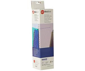 Rexel 4400698 Peigne Métal 3:1 avec 34 Anneaux 12,5 mm Argent