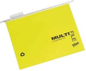 Rexel 92808 Pack de 10 Multifiles Plus Dossier Suspendu A4 15 mm Couleurs Assortis
