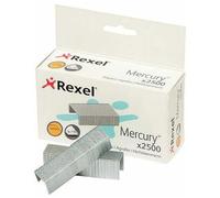 ACCO REXEL Agrafes Mercury – Grande capacité – Boîte de 2500