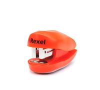 ACCO REXEL Agrafeuse mini Buddy, 10 feuilles, compacte, avec agrafes, couleurs assorties, 1 unité