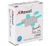 ACCO REXEL Agrafes Bambi n°25 – Pack de 500