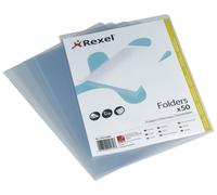 REXEL Chemise Standard A4 PP transparent 0,12 mm 50 pochettes