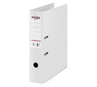 Rexel Choices 2115515 Classeur à levier avec dos de 75 mm Capacité 500 feuilles Couverture en plastique Blanc