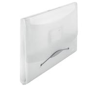 Rexel Choices 2115665 Classeur extensible translucide A4 6 compartiments Capacité 300 feuilles Blanc