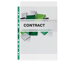 Rexel CKP Lot de 100 Pochettes de classement Renforcé Transparent