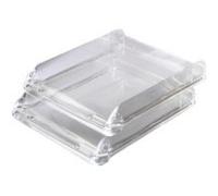 Rexel Corbeille À Courrier Nimbus, Tranparent