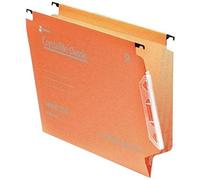 Rexel Crystalfile Classic Lot de 25 dossiers suspendus latéraux Orange 30 mm