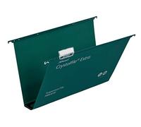 Rexel Crystalfile Extra Dossier de suspension polypropylène 50mm Papier ministre Vert Ref 3000112 Lot de 25