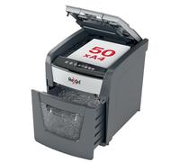 Rexel Optimum AutoFeed+ 50X - Destructeur de documents - coupe croisée - 4 x 28 mm - P-4 Noir G