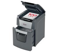 Rexel Destructeur de documents Optimum AutoFeed+ 100X - coupe croisée 4x28 mm P-4 100 feuilles Noir