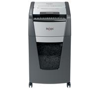 Rexel 2020300M Auto+ 300M - Destructeur de Documents Automatique Coupe Micro Sécurité P5, Capacité 300 Feuilles, Corbeille 60 litres Amovible, Roulettes Pivotantes