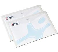 Rexel Lot de 10 Pochettes de classement Blanc