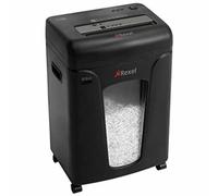 Rexel Mercury Destructeur de Documents Manuel Coupe Micro, 8 Feuilles, Pour Usage Privé ou Administratif, Technologie Anti-Bourrage, Corbeille 21L, Noir, Mercury REM820, 2104010EU