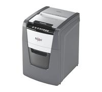 Rexel Optimum AutoFeed+ 2020100XCH Destructeur de documents automatique CH, 100 feuilles, niveau de sécurité P4, coupe croisée en particules, pour la maison/le bureau à domicile, poubelle de 34 l,