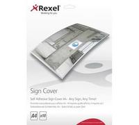 Rexel Pack De 10 Pochettes Auto Adhésive A4 Signcover Pour Machine Signmaker 2104249