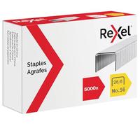 Rexel - Pack de 5000 Agrafes No 26/6 X5000 - Capacité 20 feuilles (L'emballage peut varier)