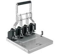 Rexel 2101235 Perforateur Grande Capacité 4 Trous Argent/Noir