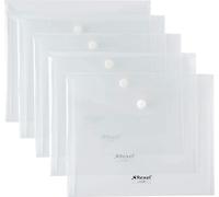 Rexel Pochette à documents ICE DIN A5 paysage PP transparent 5 pièces