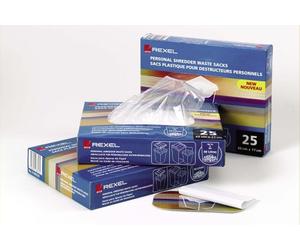 Rexel Sacs Plastiques pour Destructeurs à Large Entrée, Volume: 200L, Paquet de 50, 40014