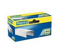 Rapid Agrafes Standard SP19/6 patte de 6 mm de long acier galvanisé - 2 Boîtes de 5000