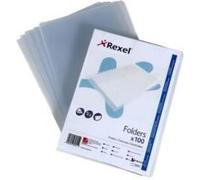 Rexel Superfine Pochette coin A4 clair (pack de 100) G
