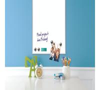 Rexel Tableau Magnétique Cadre Aluminium 585mm x 430mm Surface Effaçable à Sec, Kit de Fixation Inclus, Référence 1903777