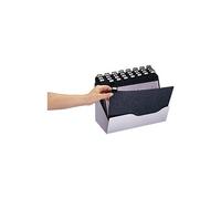rexel trieur valbox, en métal, 215 x 320 mm, gris clair noir