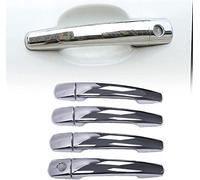 REXGEL Poignées de Porte Extérieure Couvre pour Peugeot 5008 2009-2013, Chrome Garniture Autocollant Accessoires,A