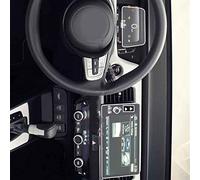 REXGEL Protecteur d'écran Voiture Navigation Verre trempé écran LCD Film de Protection Autocollant Garde pour Honda pour Jazz 2020 Voiture GPS infodivertissement Tableau de Bord (Color : A+B)