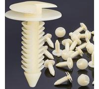 Rexka Lot de 30 clips de retenue de panneau de garniture de porte compatibles avec GM 363137 Chevrolet Blazer Silverado Truck GMC Yukon