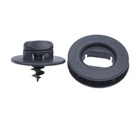 Rexka Lot de 5 clips de tapis de sol compatibles avec Volkswagen 3D0-864-851-B41 et 3D0-061-795-B41 Golf GTI Jetta Passat